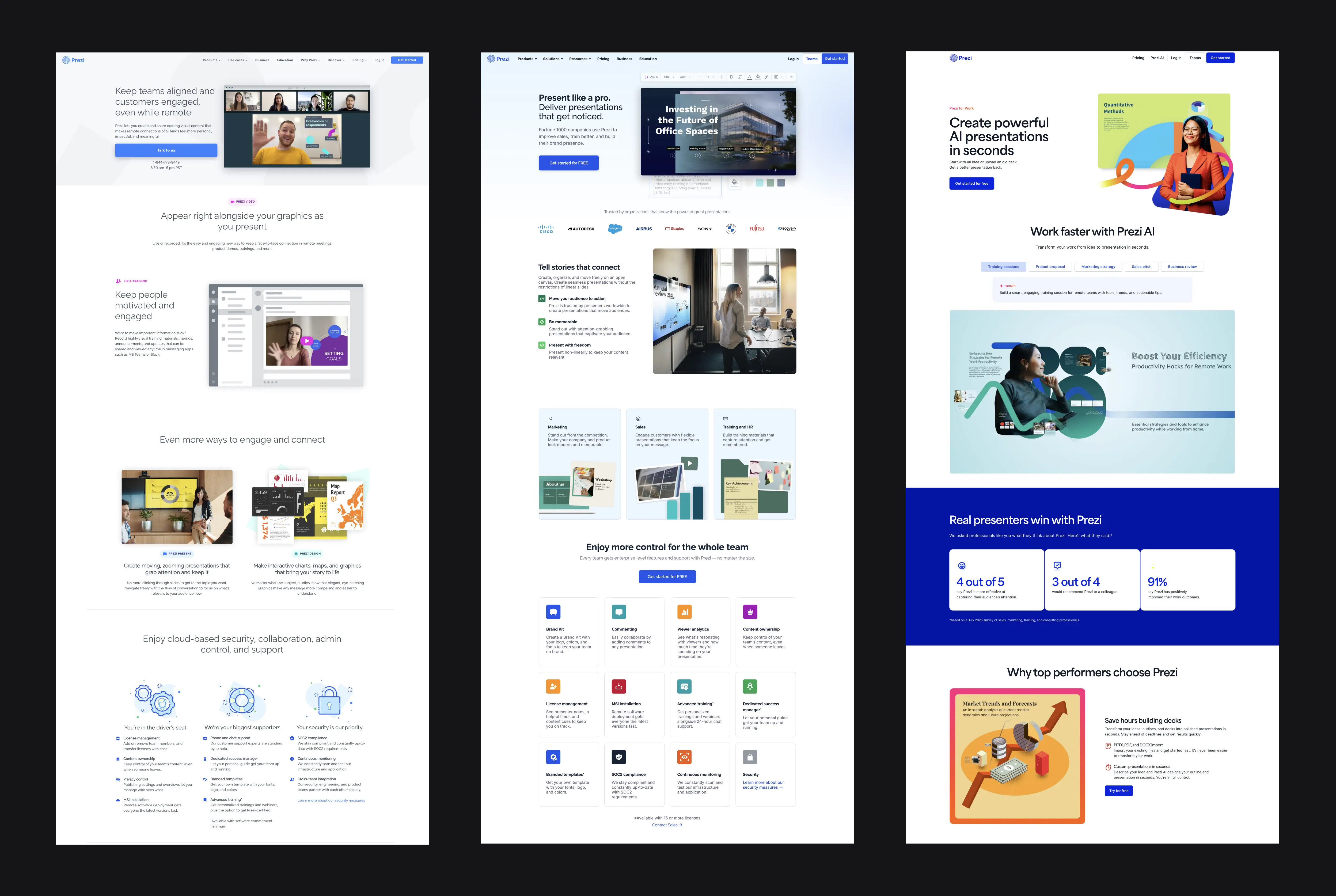 Website evolution from 2023 legacy CMS to 2024 reusable components to 2026 CMS publishing